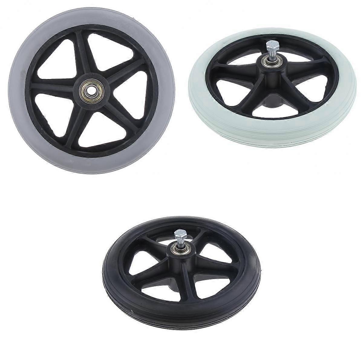 3x Roue avant de remplacement de fauteuil roulant ABS 5/16 \ \\ " Fournitures de fauteuils roulants à roulettes