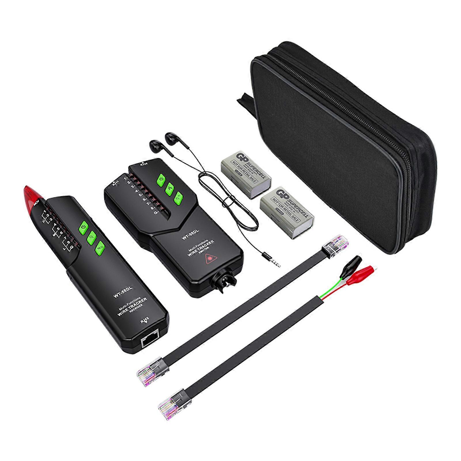 Versatile Line Tester Advanced Cable Tester set for Ethernet Cable Testing  for IT Troubleshooting & Home Maintenance