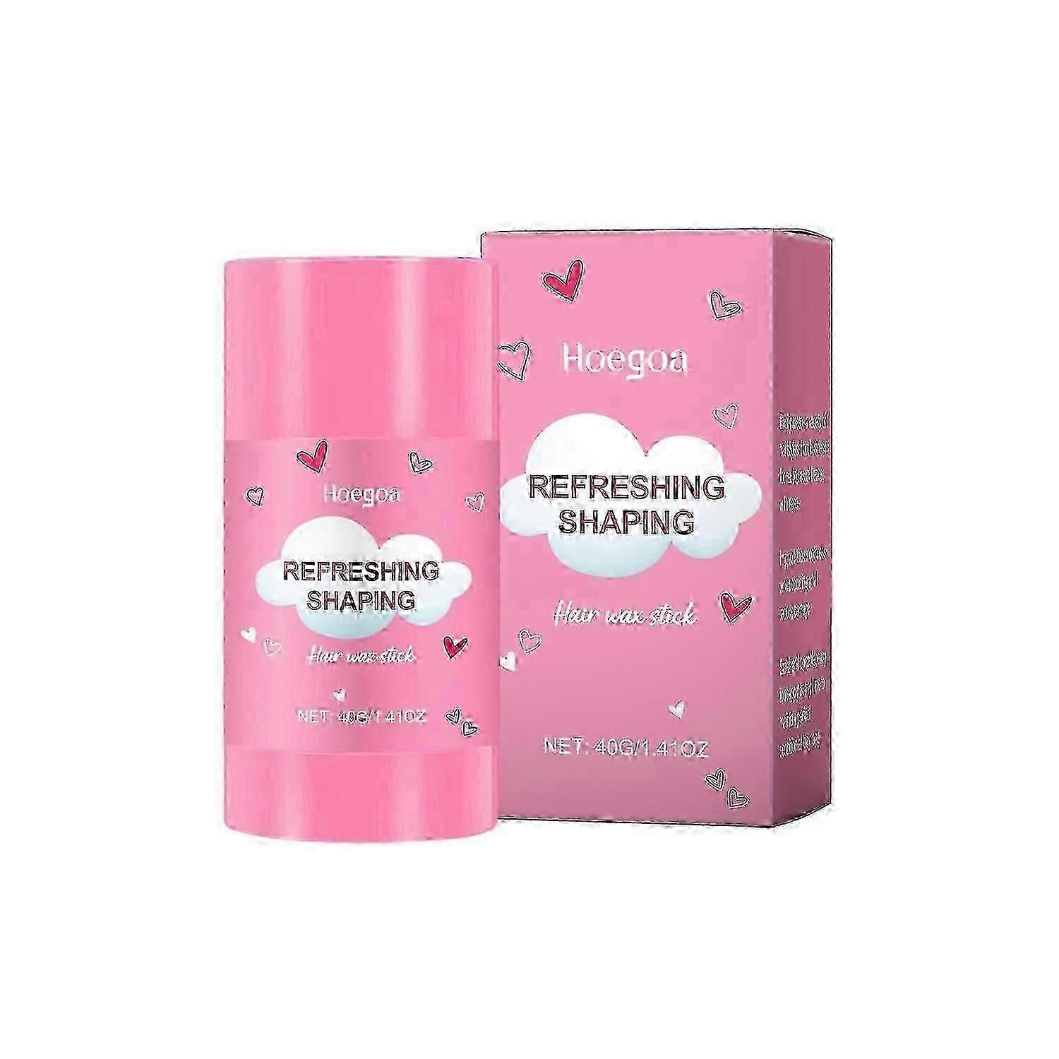 Hoegoa Hair Wax Stick Refreshing To Improve Frizz Lasting Nourishing Shine Styling Hair Moisturizing