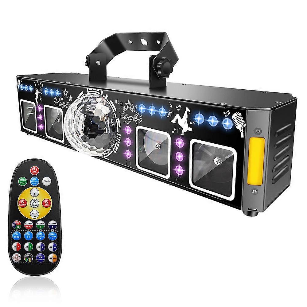 Indoor Lights 5 In 1 Stage Laser Light 120 Patterns for KTV Bar Party Atmosphere Lamp UV Projection Disco Ball