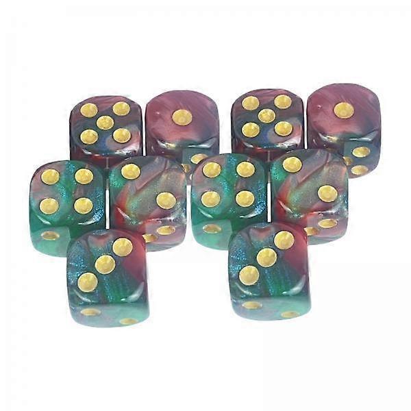 6x10Pcs D6 Dice Set for Family Game Gatherings