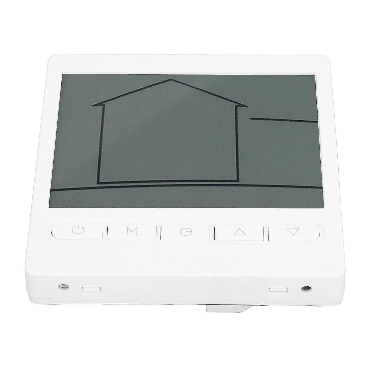 Smart Thermostat with Memory Function 16A LCD Display Digital Room Thermostat for Electric Heating 