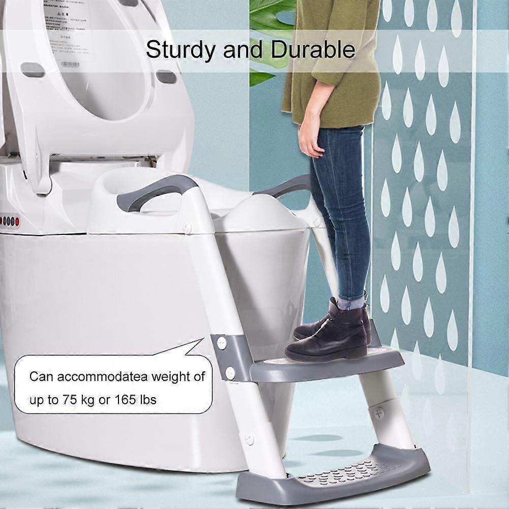 Échelle de toilette pour bébé bleue et jaune