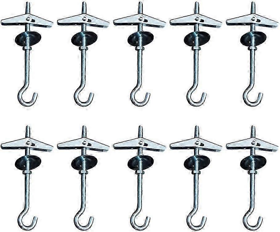 Heavy duty ceiling hooks hanging toggle hooks bolt wings hook,10 p