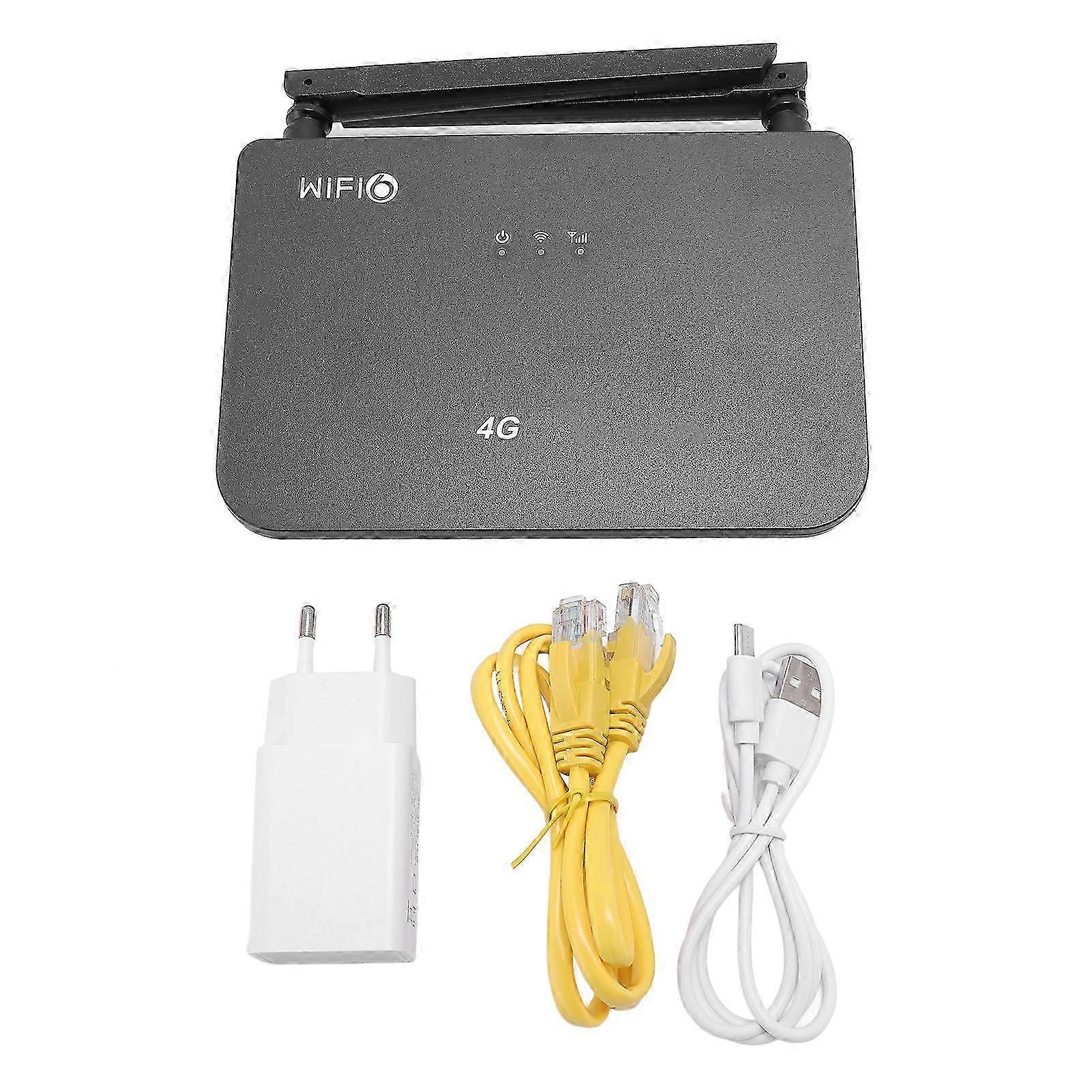2025 Router WiFi wireless 300Mbps 2 antenne di tipo C Router hotspot WiFi 4G con slot per scheda SIM