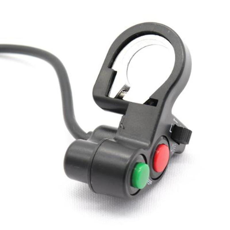 7/8" Motorcycle Handlebar Switch Engine Electric Start Horn Light Push Button