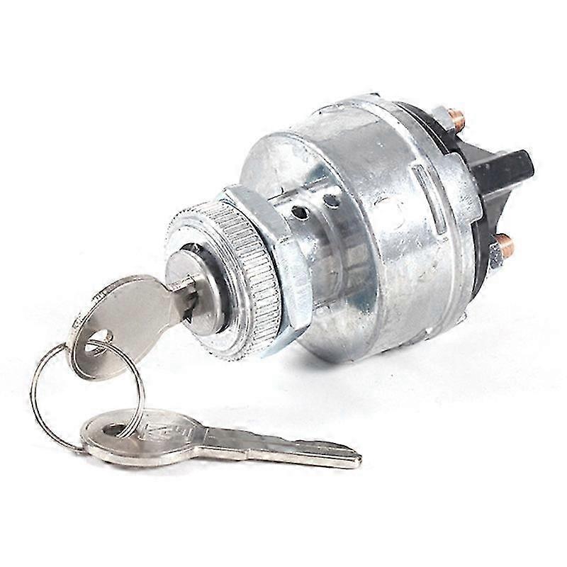 Universal Ignition Key ON /OFF Switch with 2 Keys 3 Position for Car Tractor Trailer Truck