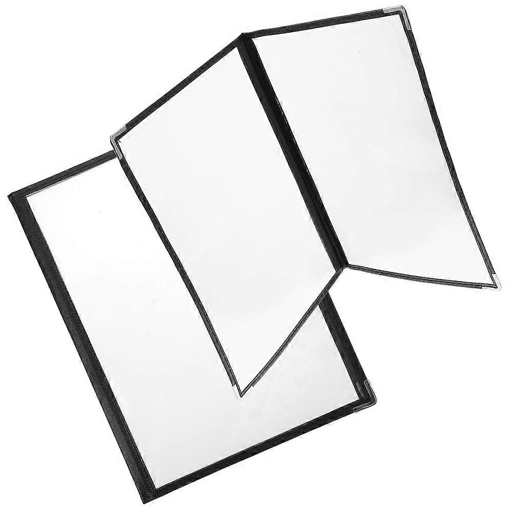 Clear Binder Menu Covers for Beverage , Robust Construction and User-Friendly