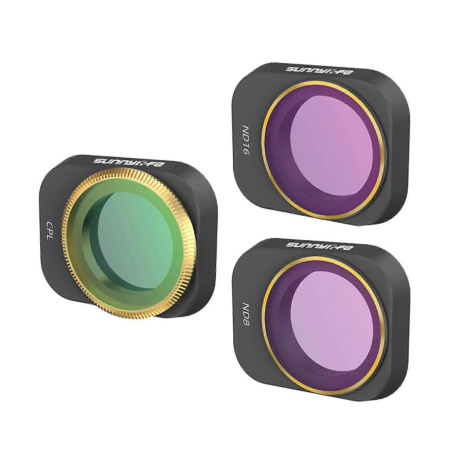 3Pcs Cpl ND8 ND16 Camera Lens Filter for DJI Mini 3 Pro Drone Replacements
