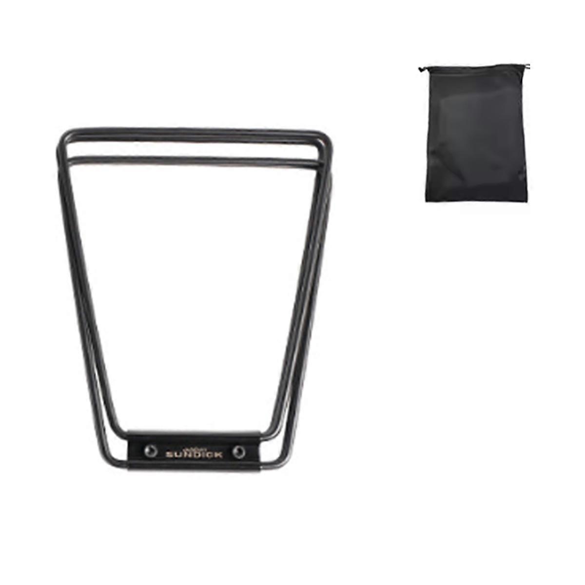 Portable Outdoor Folding Cooler Stand Stainless Steel Refrigerator Holder for Camping Non-Slip Pic