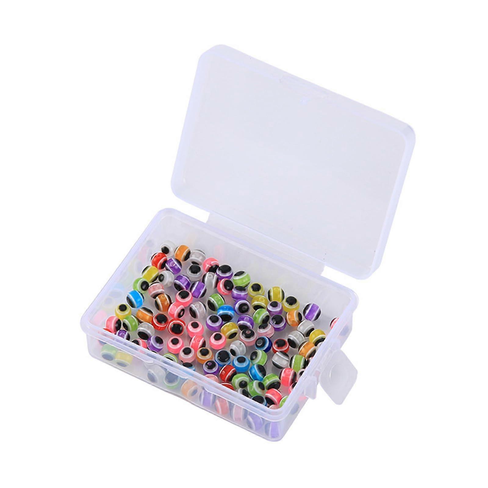 100 Pieces Floating Fishing Beads, Colorful Stopper Balls for Fishing Line, Fish Bait Eggs, Assorted Sizes