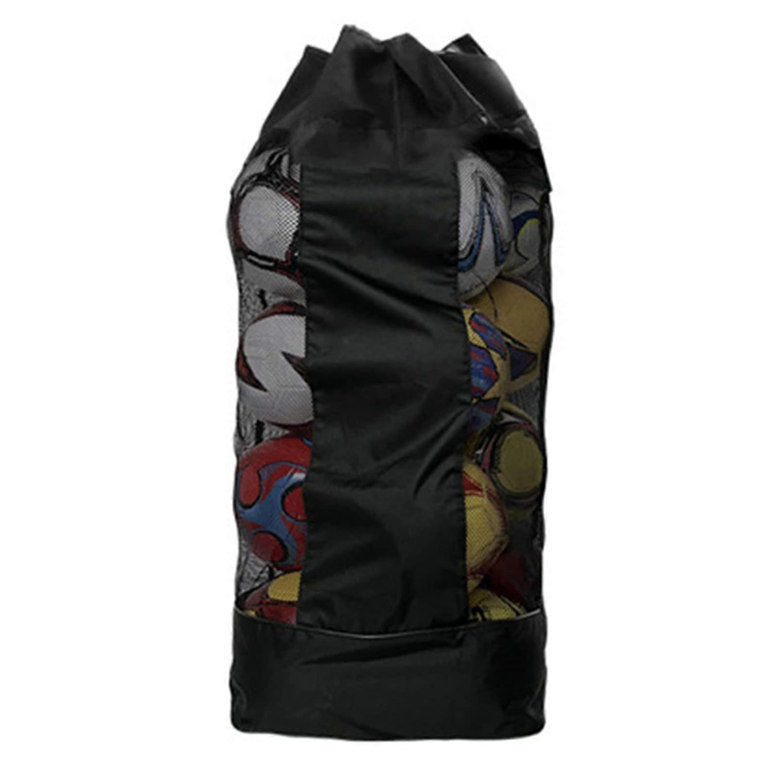 Drawstring Bag Waterproof Storage Bag For Football-Basketball Equipment Shoulder Strap 48 x 30 x 105 cm One-Shoulder L