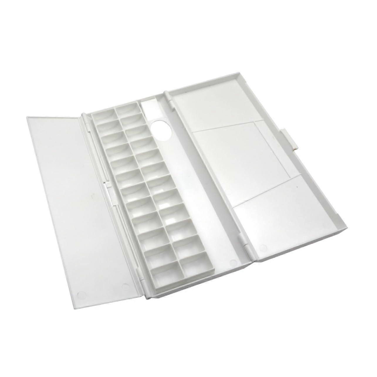Watercolor Palette 24-Section Box With Lid Empty Watercolor Holder