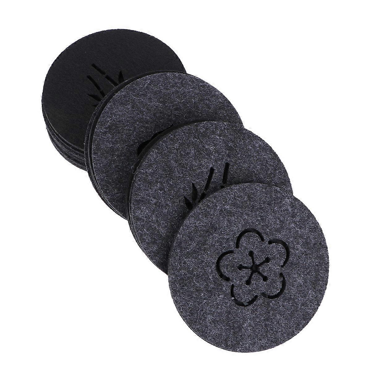 Hollow Design Drink Coasters, Keeps Tables Scratch-free, Made of Source Material