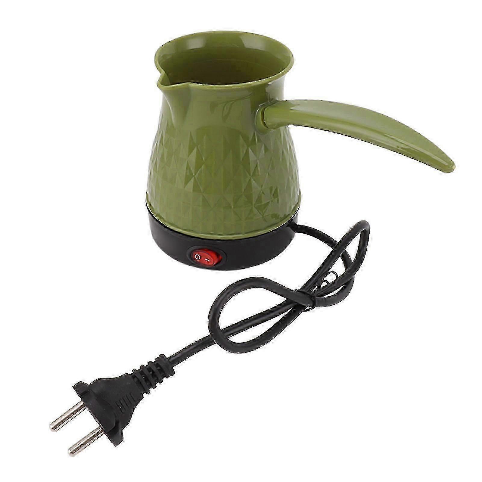 إبريق قهوة كهربائي سعة 500 مل مع ميزة التسخين السريع ، تصميم حماية مزدوج ، محمول مع Hle قابل للفصل ، قابس الاتحاد الأوروبي متوافق عند 220 فولت