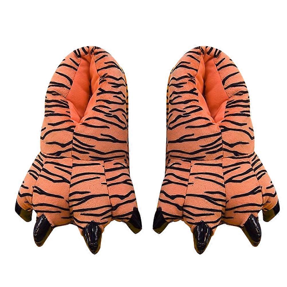 Comfortable Winter Slippers Cartoon Claw Shaped Slipper Dinosaur Claw Slippers Plush Slippers Cozy Warmth Kids 1Pair