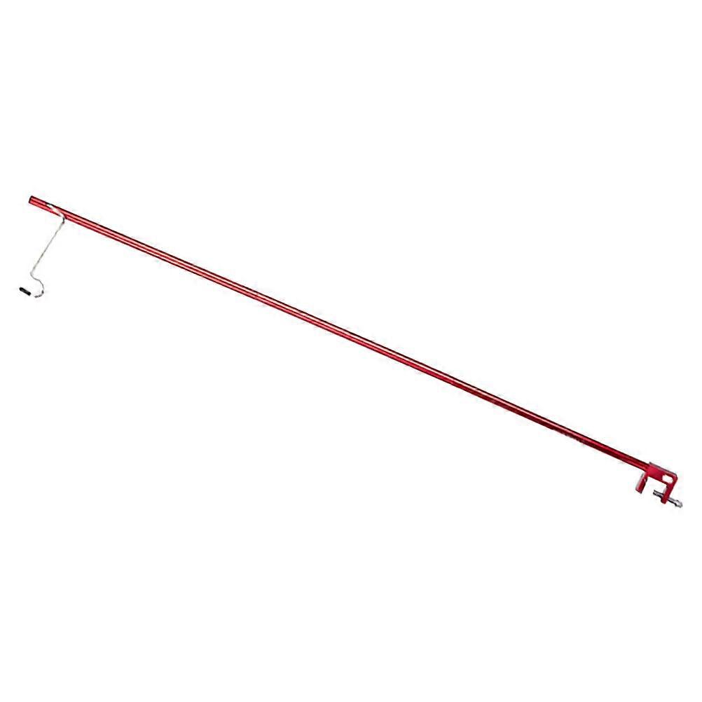 Hanging Lamp Stand Outdoor Camping Lamp Bracket Red Metal 94.50X3.00X3.00cm Campers 1Pack