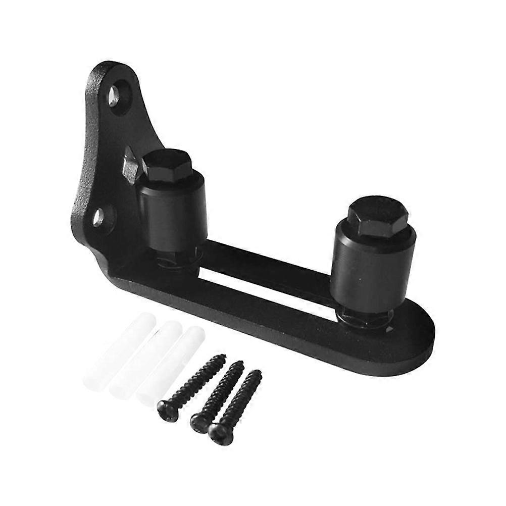 Track Stop Guide Triangle Pulley Stop Pendulum Barn Door For Sliding Door Stopper Adjustable Width Black 10x6.5x3.2cm Smooth Operation 1Pcs