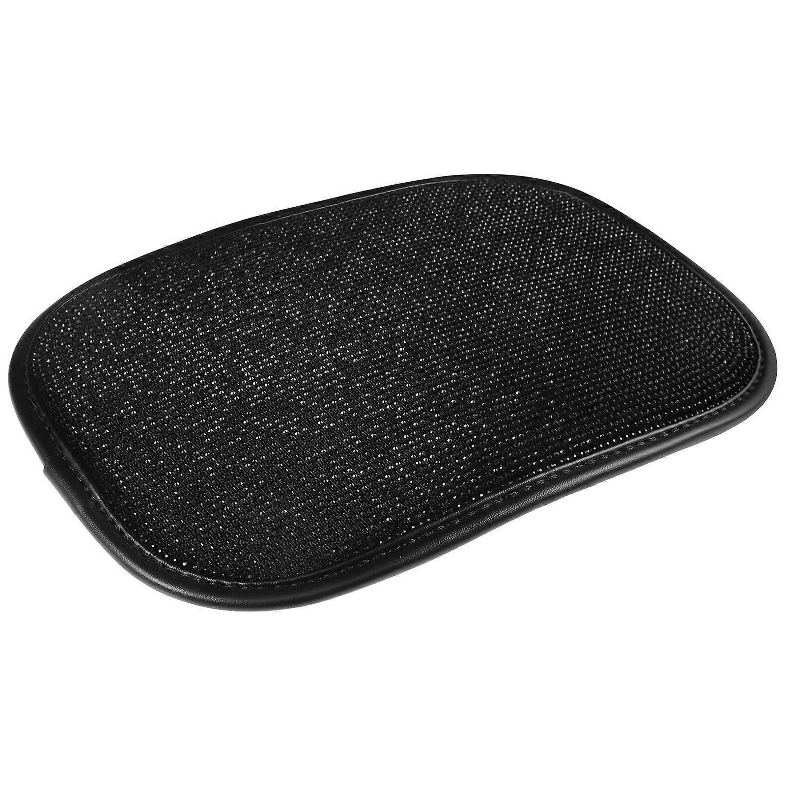 Car Center Console Cushion Pad with Rhinestone Design, Stylish Armrest Mat for Enhanced Comfort and Elegant Interior Decoration, Easy to Install and