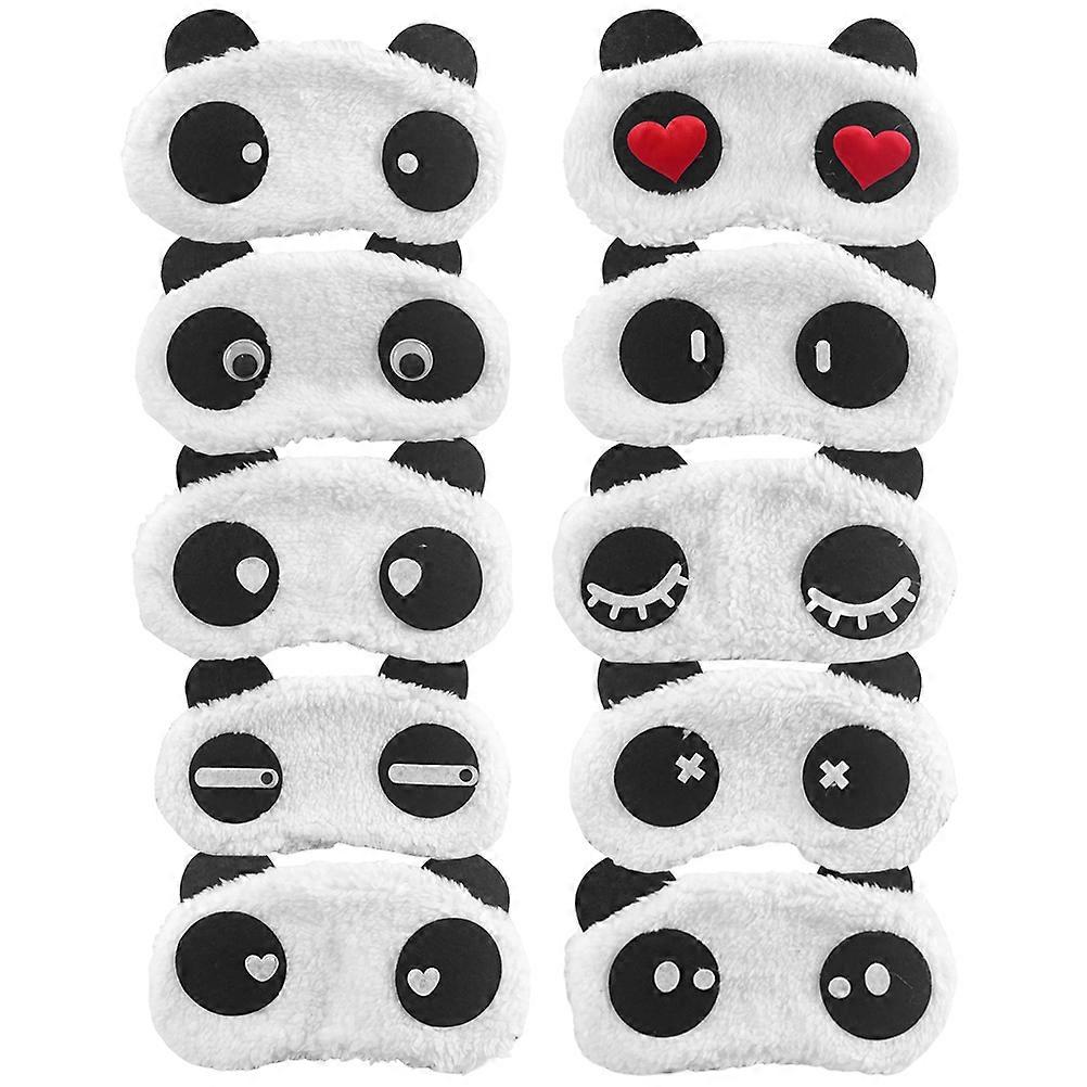 Sleep Masks Pink Heart Color For Napping And Meditation Improve Eye Circulation 10Pcs