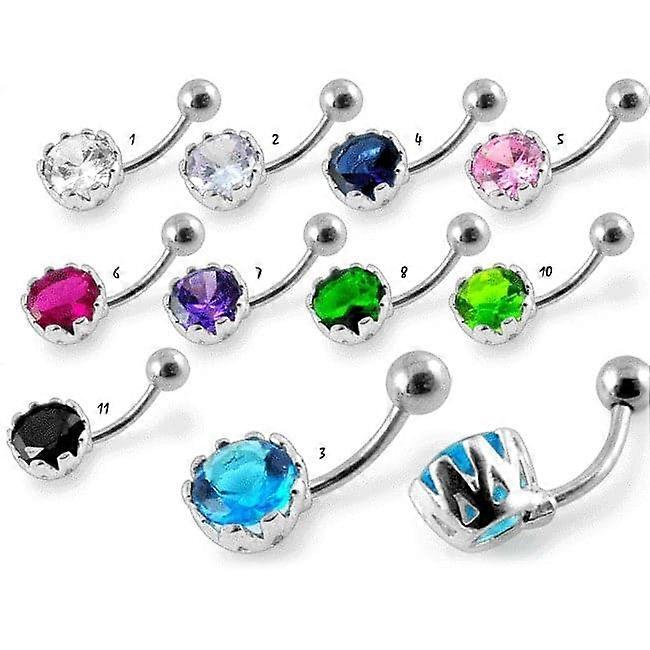 Fancy Jewelled Round Navel Ring