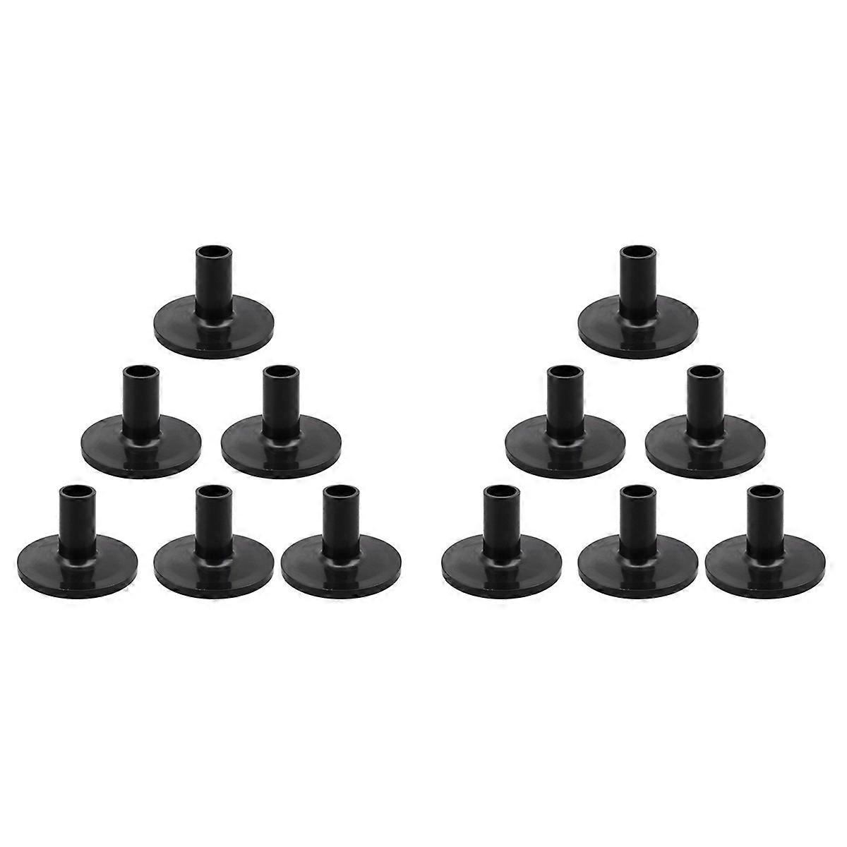 6 قطع البلاستيك الصنج الأكمام طويلة الصنج لأطقم الطبل