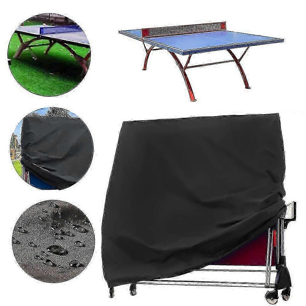 165x70x185cm Waterproof And Dustproof Table Tennis Table Cover Outdoor Table Tennis Table Cover
