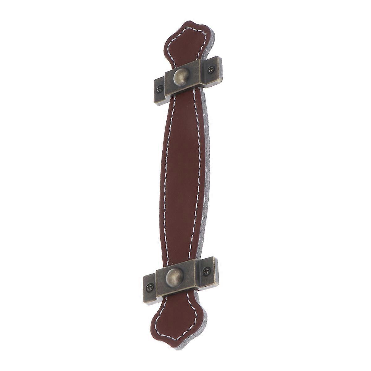 Handles For Drawers Traditional Custom Cabinets Zinc Alloy For Furniture Red Brown 16x2.5x0.3cm Modern Kitchen Design 1Pack