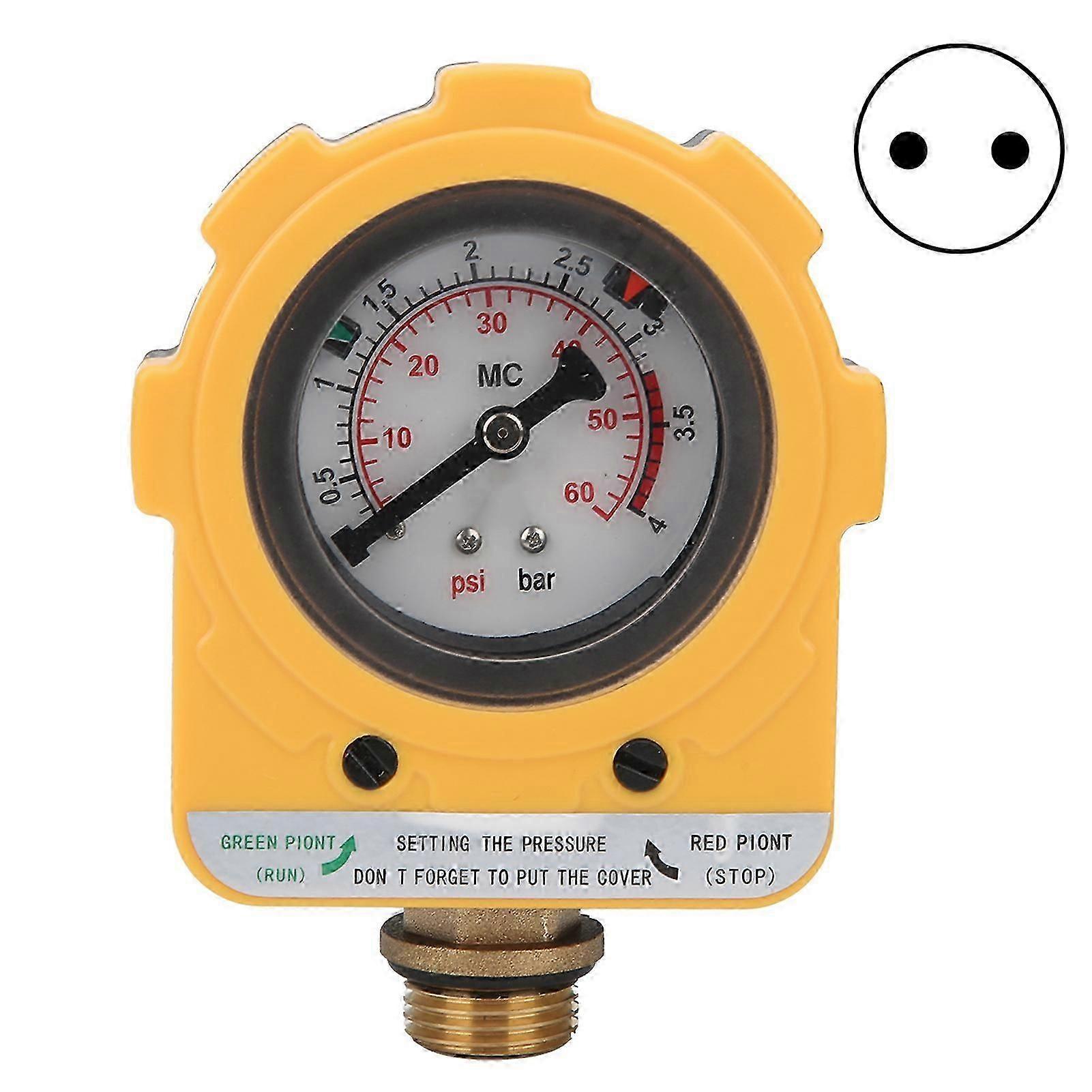 Water Pump Automatic Pressure Controller with NPT4 Thread 1500W 30A 0?60psi E04?1500EU Plug AC220V