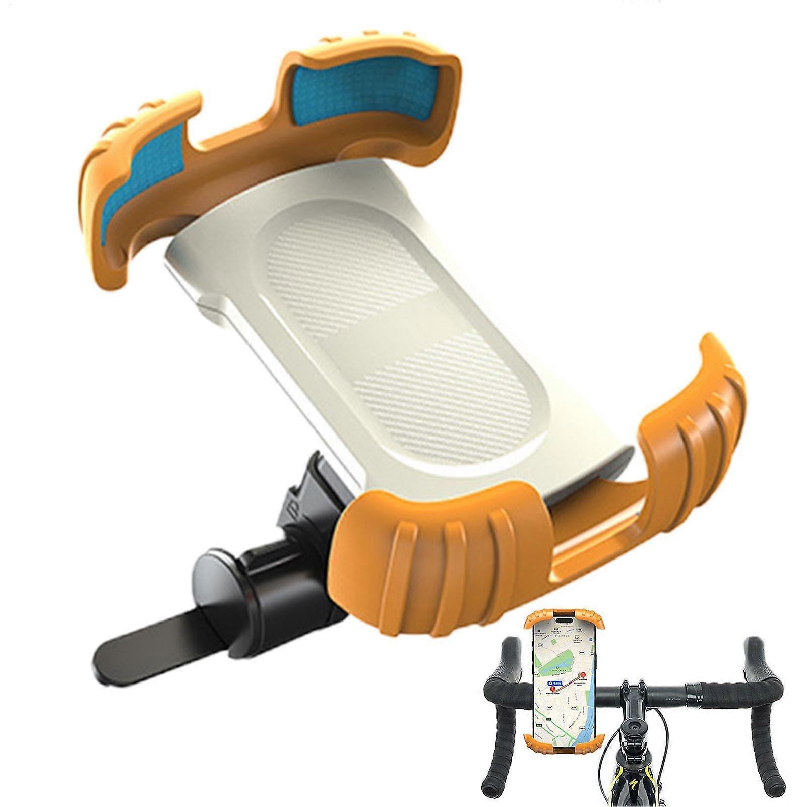Bicycle phone holder, Bicycle phone mount  Bicycles smartphone clamp  Rotating equipment clip, shockproof bicycle navigation class for women men