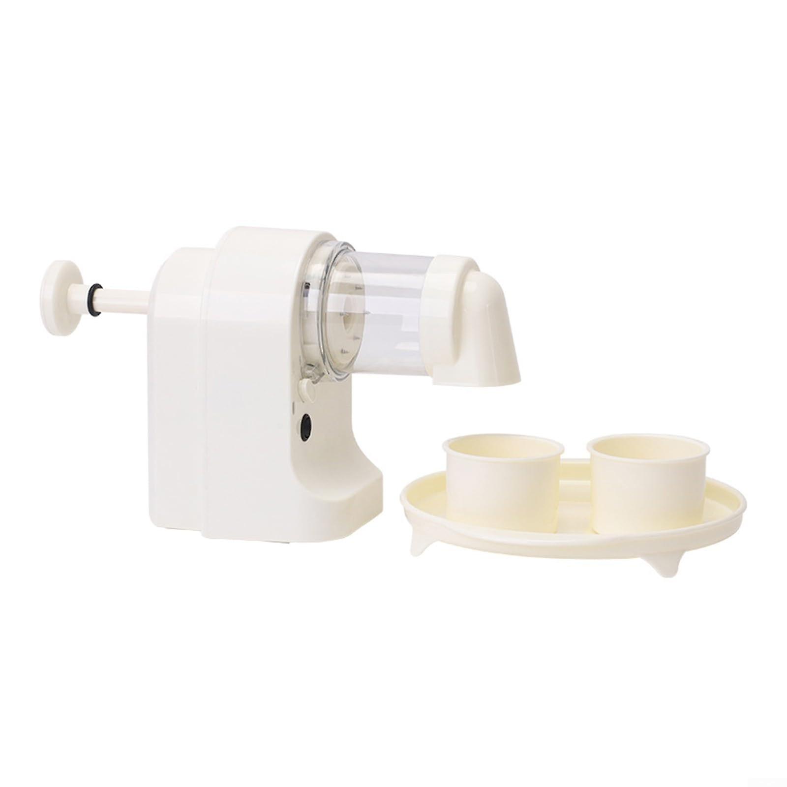 Electric Ice Shaver Rechargeable Slushies Smoothies Margaritas with Easy One Touch Operation