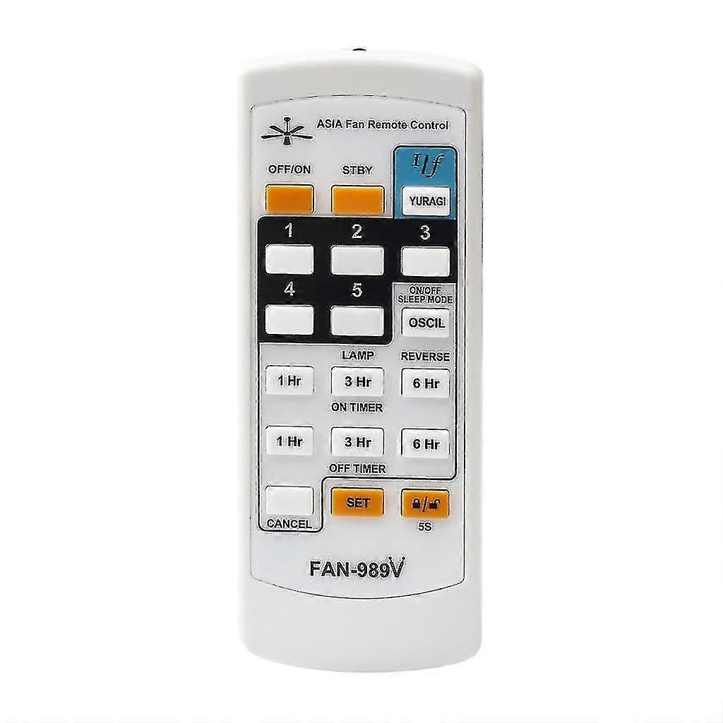 Fan-989V replacement fan remote control, universal, voiceless operation