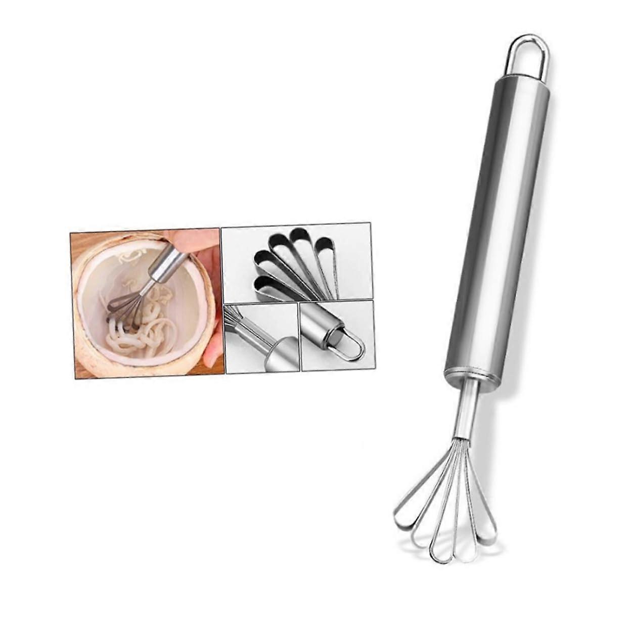 Stainless Steel Coconut Scraper And Fish Scaler - Easy To Clean Kitchen Tool For Removing Coconut Shells And Fish Scales