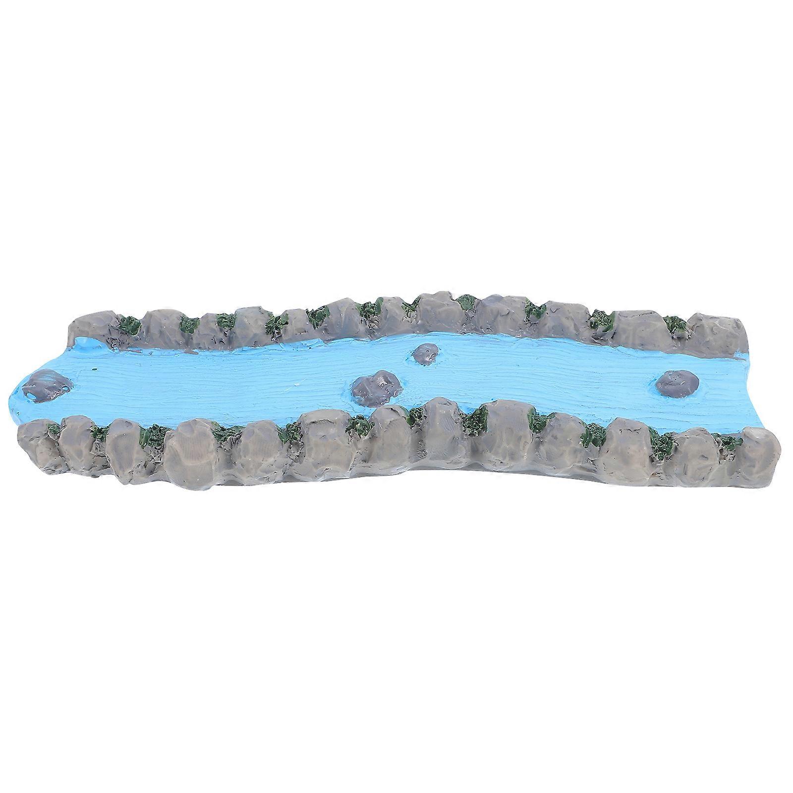 Miniature Resin Sand Table Feature for Zen Garden & Dollhouse Landscape Decoration – Lifelike and Design