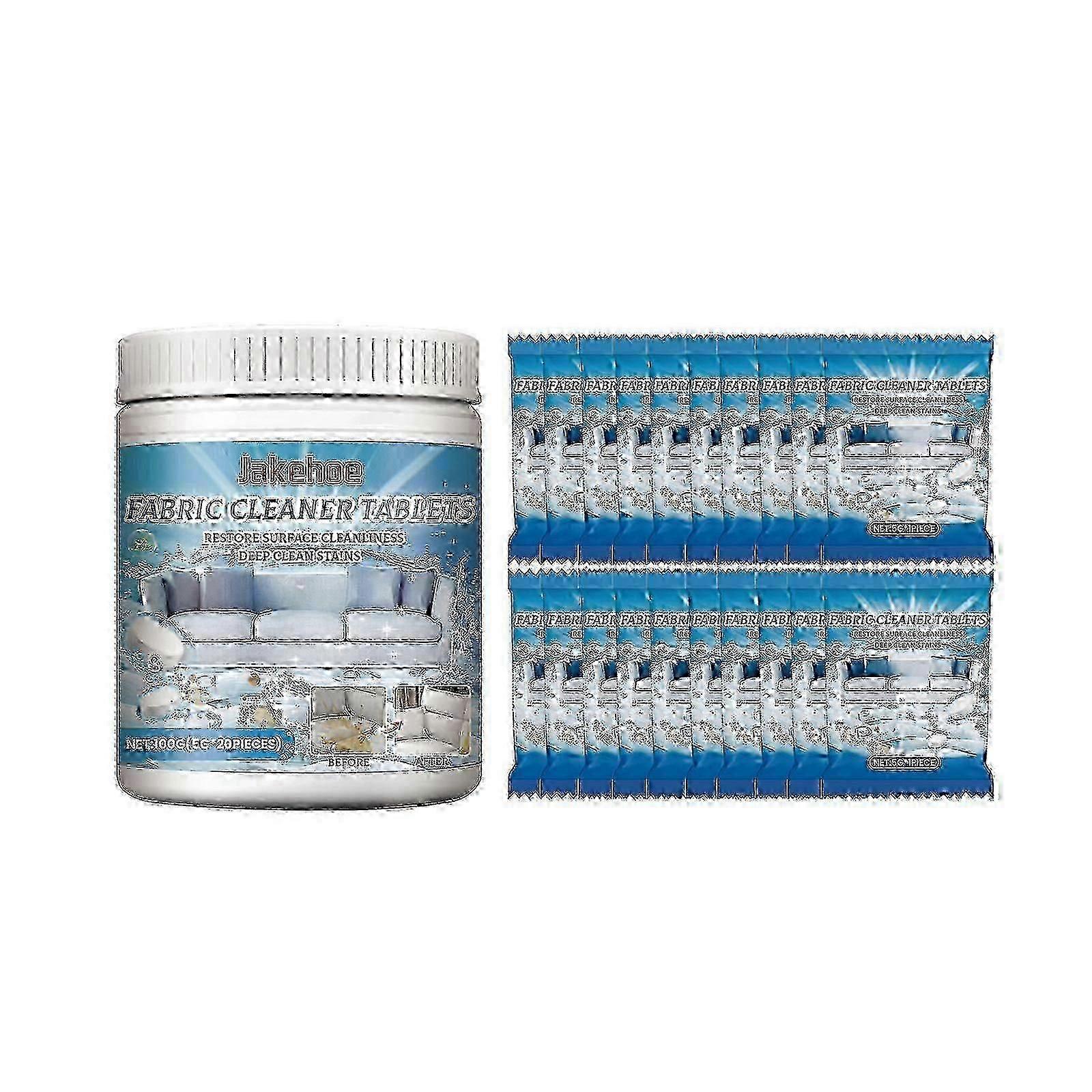 Fabric Cleaner Tablets, Leather Sofa Fabric Mildew Decontamination Maintenance Renovation Multi-Effect Cleaning