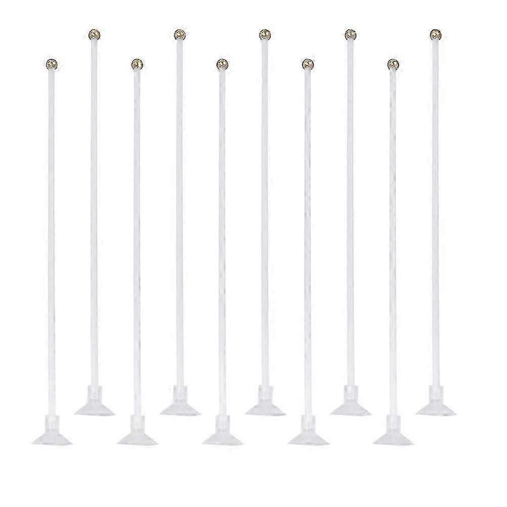 15 Pcs Flag Pole Bracket House Flagpole Holder Mounting Bracket Car Window Banner Pole Plastic Flag Stick