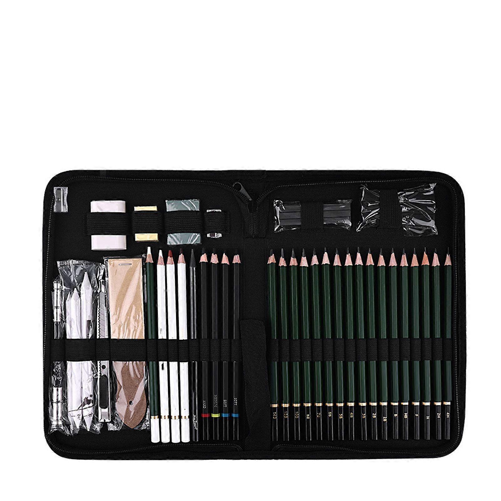 2025 Latest Model 43PCS Set Sketching and Drawing Kit Graphite Pencils