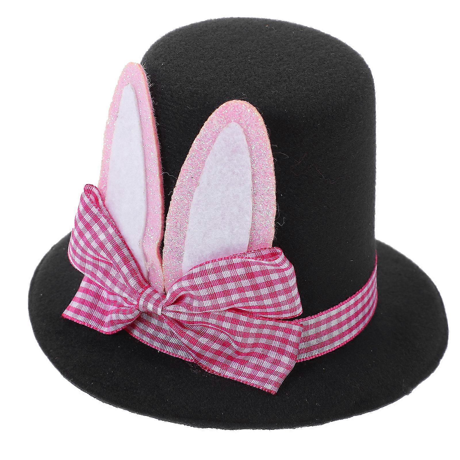 Mini Top Hats For Crafts Whimsical Design Metal Material 1Pcs