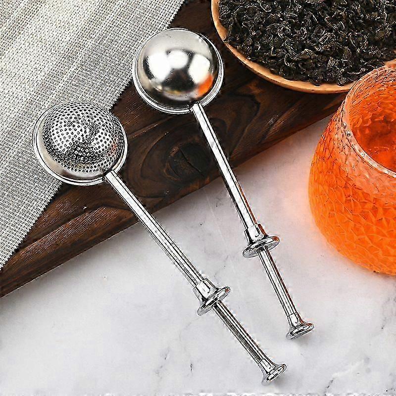 2PCS Flour Duster for Baking, Flour Sifter for Baking Powdered Sugar Shaker Duster, 304 Stainless Steel Dusting Wand Sprinkler and ToolsSpices and Tea