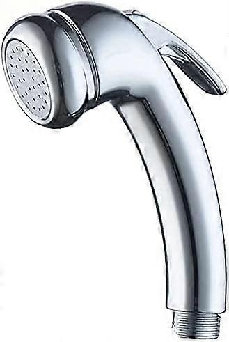 High Pressure Shower Head with Thread Chrome with On/Off Trigger