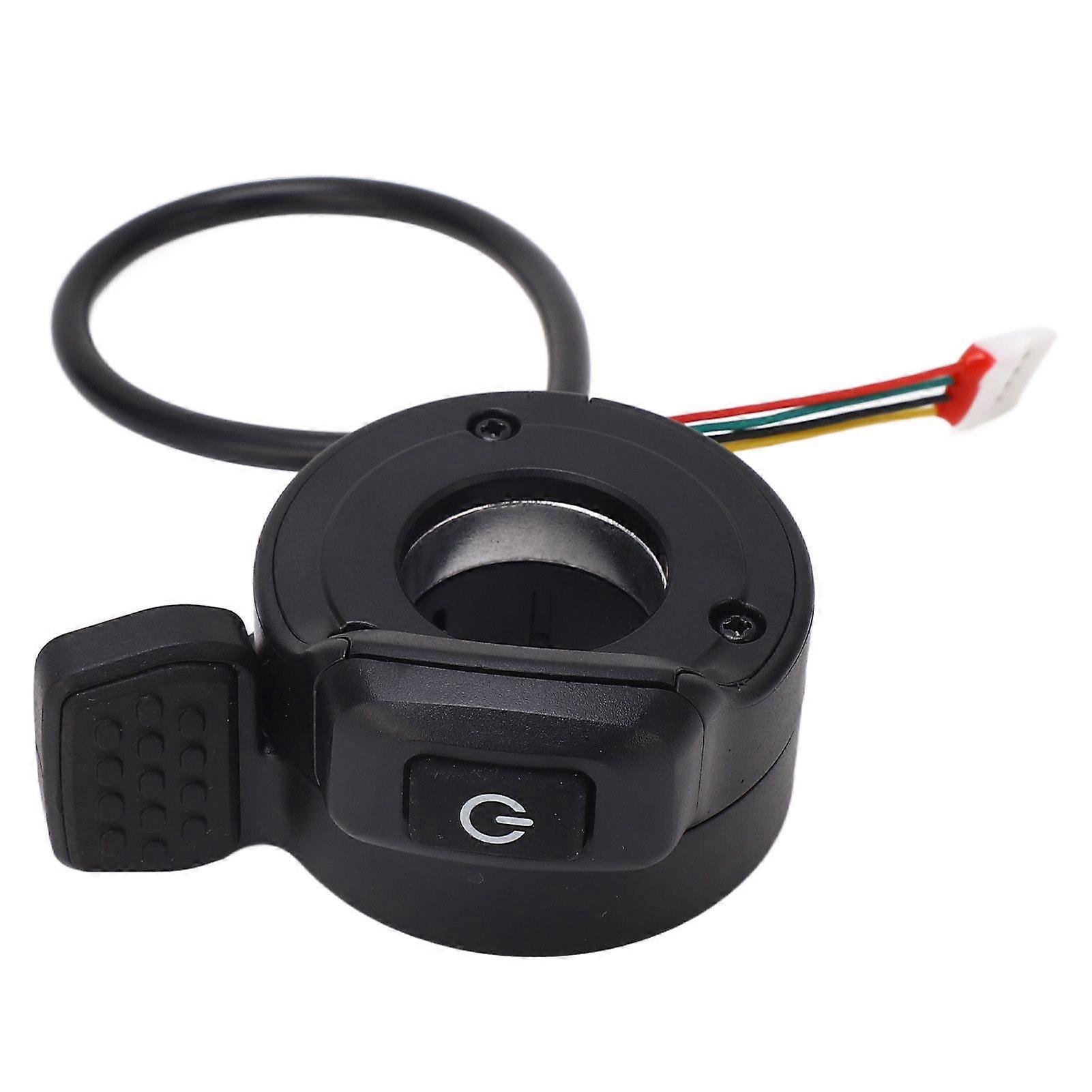 Thumb Controlled Accelerator with Power Switch Speed Control Throttle Raised Stripe for Electric Scooter RightYMQX)