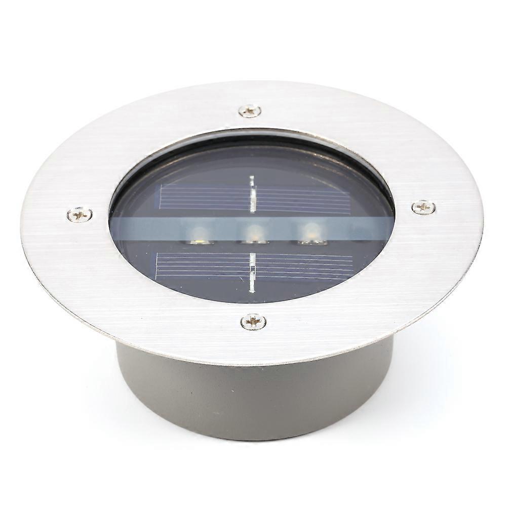 LED Solar Powered Underground Buried Light Lamp Way Road Garden Decking Light