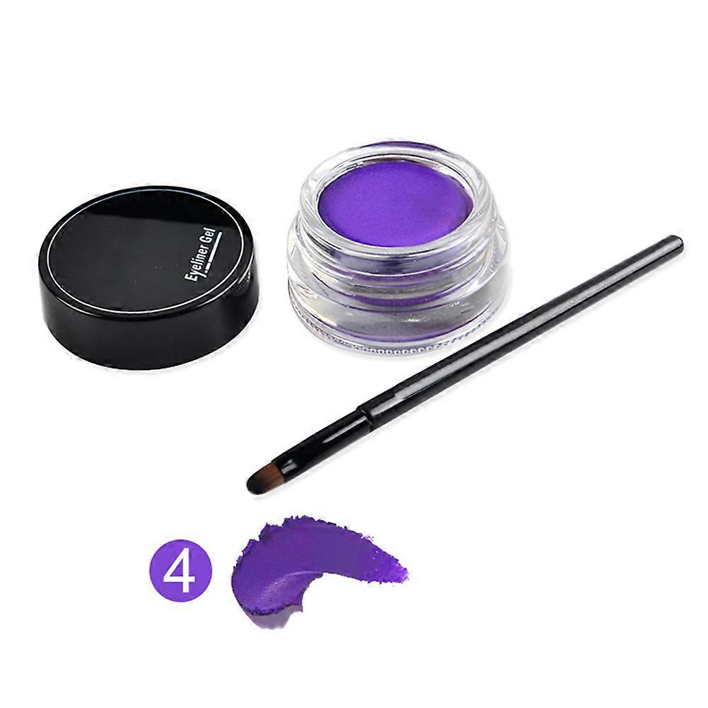 Long lasting Eyeliner Waterproof Eyeliner NOn dizzy Eyeliner Dye Cream Purple