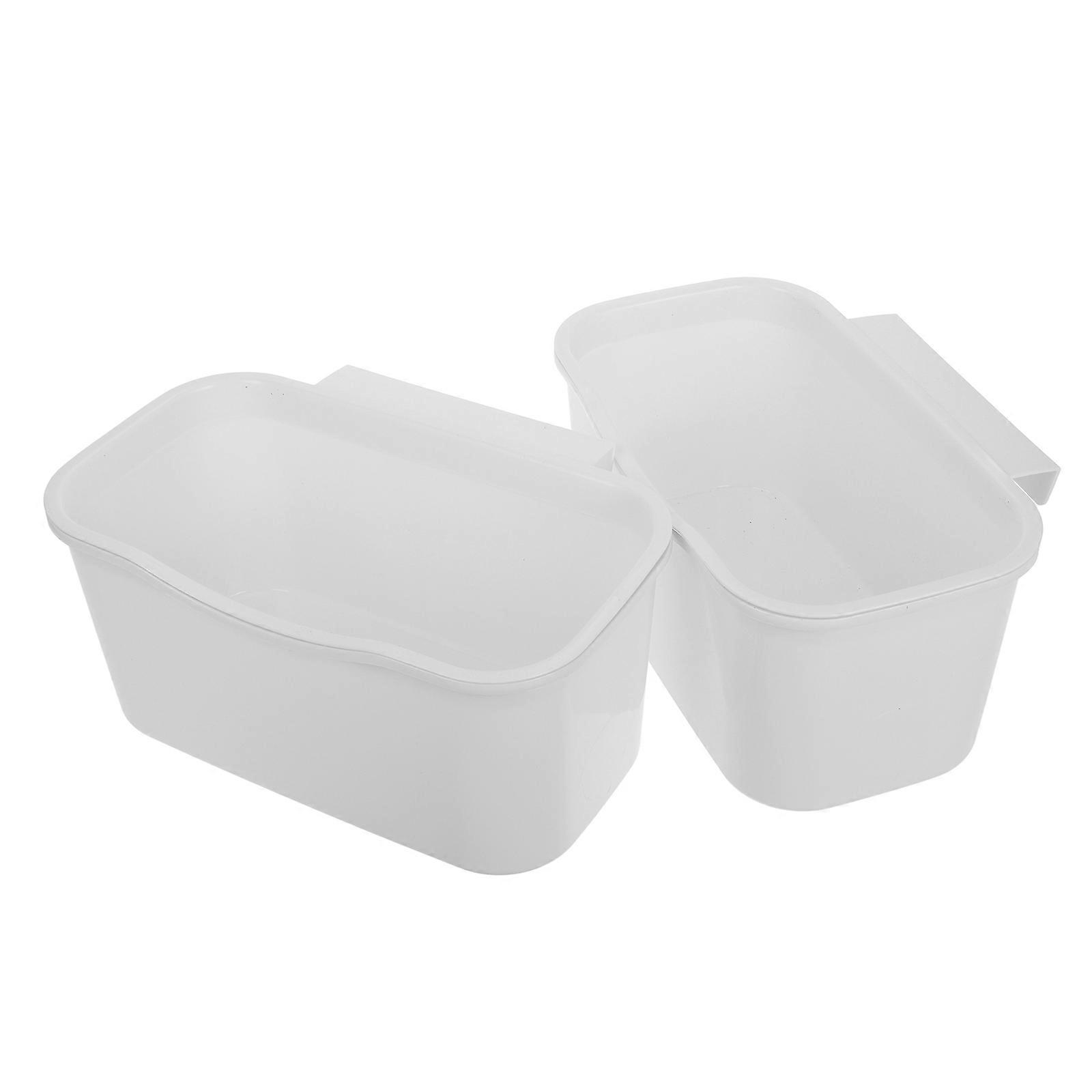 Under Bed Dorm Storage Bedside Hanging Storage Basket Multifunctional Space Saving Dormitory 2Pcs