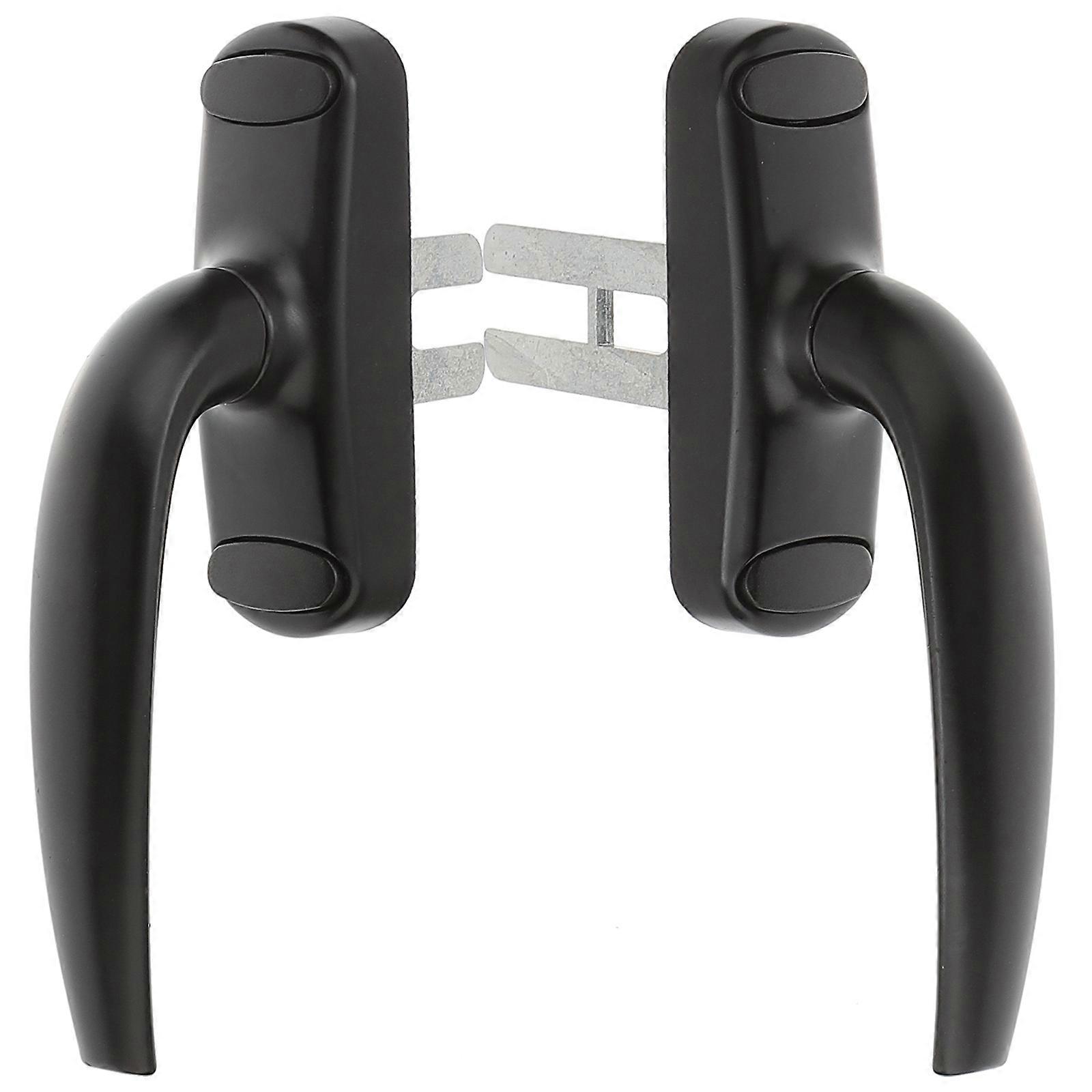 External Door Handles Zinc Alloy Sliding Door Handle Accessory for Interior Doors .5X5.8X3CM Locking 2Pack