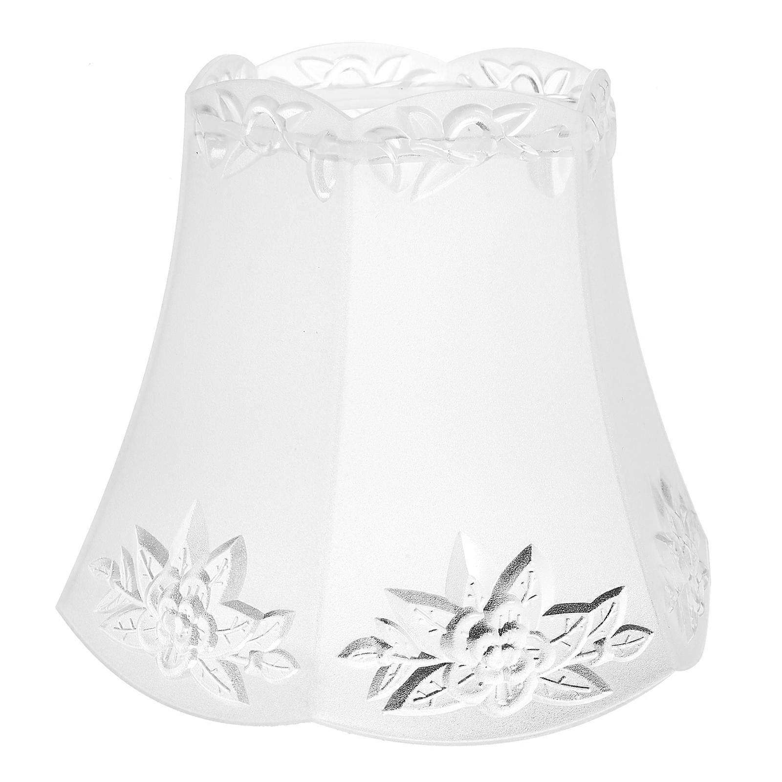 Ceiling Light Cover Shade Transparent Plastic Lampshade E27 Lamp Holder Kitchen Bathroom Office 1Pack