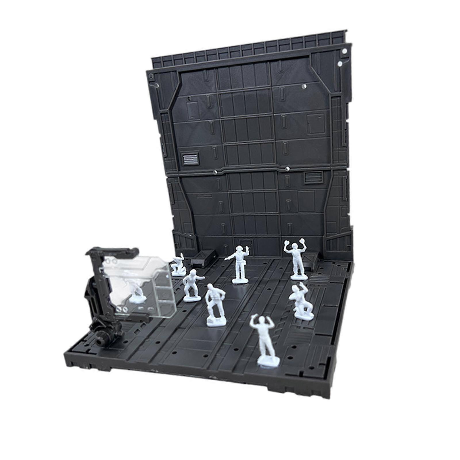 Garage Battle Base Scene Action Figure Display Model Universal Fit Accessory