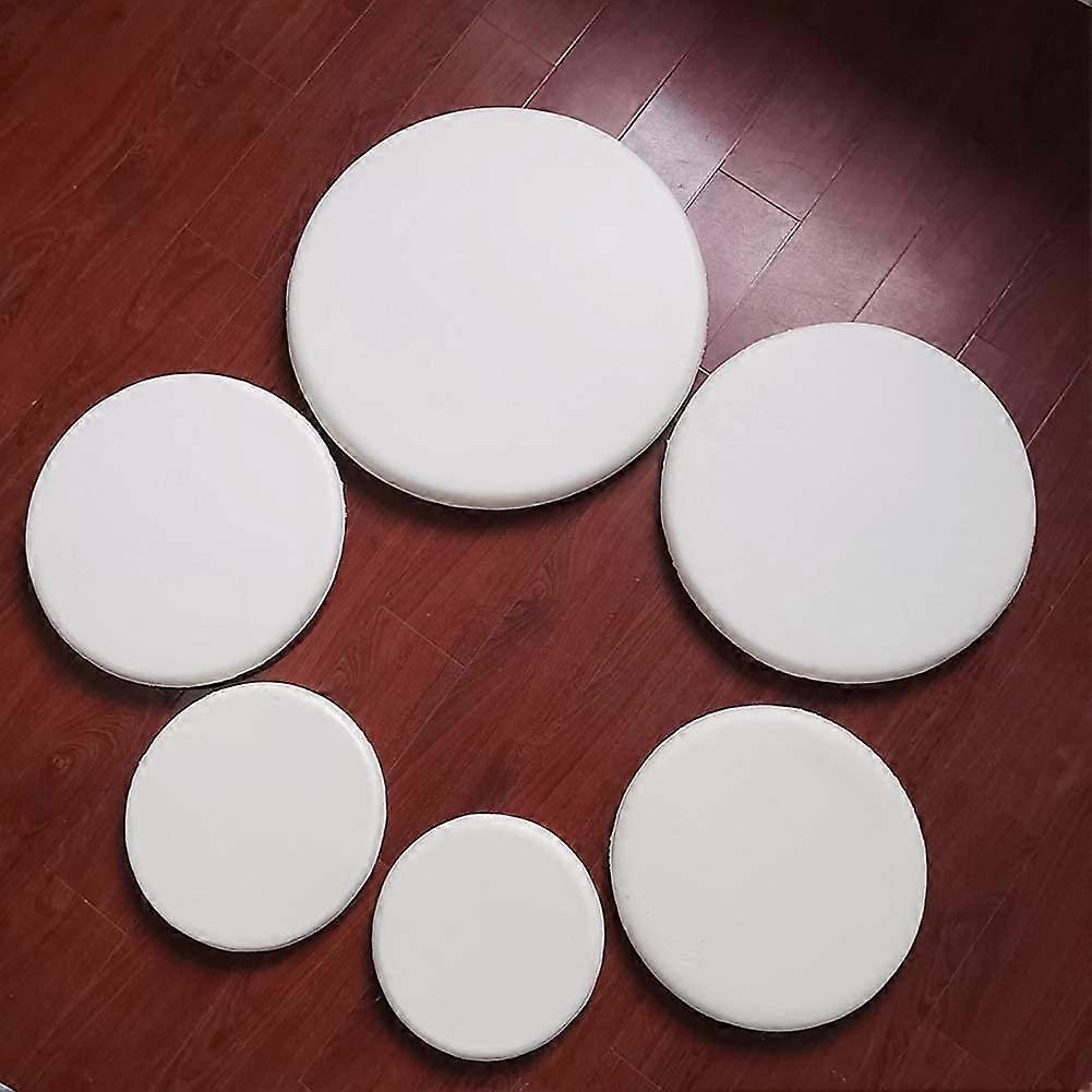 High Density Round Foam Padding Replacement Cushion for Booster Seat - Firm Oval Foam, Easy Cut, 2-Inch Thickness