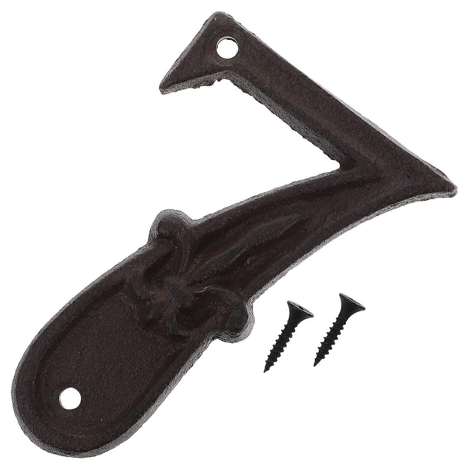 Vintage Door Numbers Cast Iron Number Indoor Use Black 1Set Address Sign