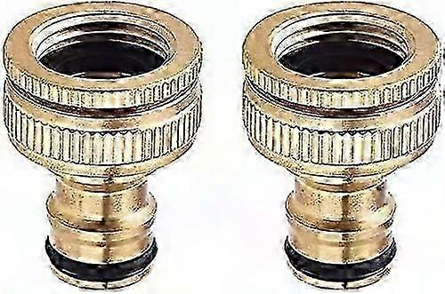 Hose connector brass 3/4in adapter for sprinkler